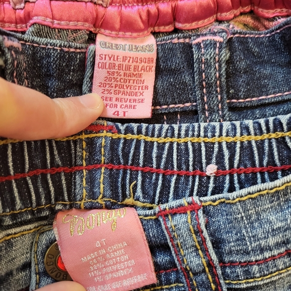 Set of 2 Toddler Girl Jeans - Picture 4 of 5